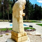 18.06.2021. Wierzbica. Rzeźba św. Barbary / Andrzej Kozera/Facebook