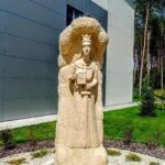 18.06.2021. Wierzbica. Rzeźba św. Barbary / Andrzej Kozera/Facebook