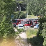 10.06.2021 Kielce. Przeszukiwania Kadzielni po zgłoszeniu o próbie samobójczej / Wiktor Taszłow / Radio Kielce