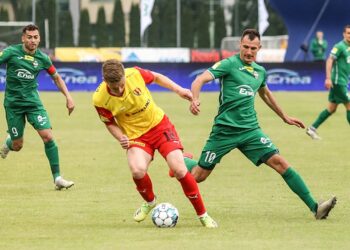 13.06.2021. Radom. Mecz Radomiak Radom - Korona Kielce / Adam Kumorowicz / PAP