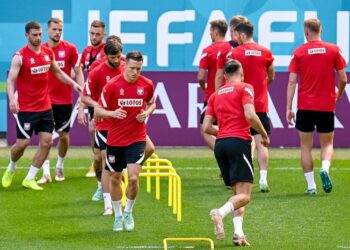 21.06.2021. Gdańsk. Trening reprezentacji Polski / PAP/Jan Dzban