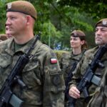 27.06.2021. Kielce. Przysięga świętokrzyskich terytorialsów / ppor. Daniel Woś / Zespół prasowy 10. Świętokrzyskiej Brygady OT