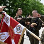 27.06.2021. Kielce. Przysięga świętokrzyskich terytorialsów / ppor. Daniel Woś / Zespół prasowy 10. Świętokrzyskiej Brygady OT