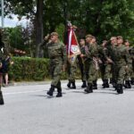 27.06.2021. Kielce. Przysięga świętokrzyskich terytorialsów / ppor. Daniel Woś / Zespół prasowy 10. Świętokrzyskiej Brygady OT