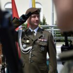 27.06.2021. Kielce. Przysięga świętokrzyskich terytorialsów. Na zdjęciu: płk Piotr Hałys - dowódca 10. ŚBOT  / ppor. Daniel Woś / Zespół prasowy 10. Świętokrzyskiej Brygady OT