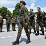 27.06.2021. Kielce. Przysięga świętokrzyskich terytorialsów / ppor. Daniel Woś / Zespół prasowy 10. Świętokrzyskiej Brygady OT