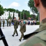 27.06.2021. Kielce. Przysięga świętokrzyskich terytorialsów / ppor. Daniel Woś / Zespół prasowy 10. Świętokrzyskiej Brygady OT