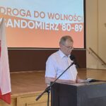 04.06.2021. Sandomierz. Otwarcie wystawy pt. „Droga do wolności. Sandomierz 1980-89”. Na zdjęciu: Kazimierz Plachimowicz - Stowarzyszenie ”Pamięć i Solidarność” - główny organizator wystawy / Grażyna Szlęzak-Wójcik / Radio Kielce