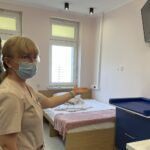 01.06.2021. Sandomierz. Otwarcie nowoczesnej sali porodowej. Na zdjęciu: Maria Madoń - kierownik  oddziału ginekologiczno-położniczego w Sandomierzu / Grażyna Szlęzak-Wójcik / Radio Kielce