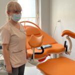 01.06.2021. Sandomierz. Otwarcie nowoczesnej sali porodowej. Na zdjęciu: Maria Madoń - kierownik  oddziału ginekologiczno-położniczego w Sandomierzu / Grażyna Szlęzak-Wójcik / Radio Kielce