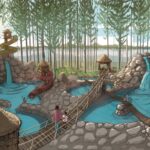 W Sielpi mają powstać baseny termalne i domki na drzewach - Radio Kielce 22.06.2021. Królewiec. Wizualizacje nowego parku rozrywki nad zalewem w Sielpi / Success Parks