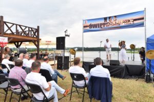 26.06.2021. Radoszyce. Uroczyste otwarcie zalewu Antoniów / Magda Galas / Radio Kielce