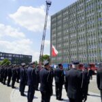 17.06.2021. Kielce. Uroczyste przekazanie samochodów ratowniczo-gaśniczych i wręczenie promes na zakup kolejnych dla jednostek PSP i OSP z regionu świętokrzyskiego / Piotr Kwaśniewski / Radio Kielce