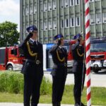 17.06.2021. Kielce. Uroczyste przekazanie samochodów ratowniczo-gaśniczych i wręczenie promes na zakup kolejnych dla jednostek PSP i OSP z regionu świętokrzyskiego / Piotr Kwaśniewski / Radio Kielce