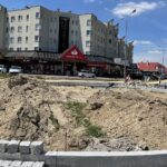 15.06.2021. Sandomierz. Rondo budowane u zbiegu ulic: Armii Krajowej i Mickiewicza / Grażyna Szlęzak-Wójcik / Radio Kielce