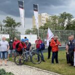 11.06.2021. Starachowice. Pikieta przed MAN-em / Anna Głąb / Radio Kielce