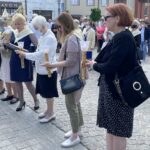 03.06.2021. Starachowice. Uroczystość Bożego Ciała. Procesja w parafii Świętej Trójcy / Anna Głąb / Radio Kielce