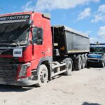 14.06.2021. Kielce. Wypadek z udziałem radiowozu / Wiktor Taszłow / Radio Kielce