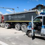 14.06.2021. Kielce. Wypadek z udziałem radiowozu / Wiktor Taszłow / Radio Kielce