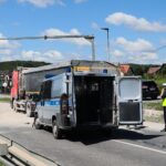 14.06.2021. Kielce. Wypadek z udziałem radiowozu / Wiktor Taszłow / Radio Kielce