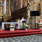 12.06.2021. Sandomierz. Msza święta dziękczynna w 22. rocznicę pielgrzymki św. Jana Pawła II / Grażyna Szlęzak-Wójcik / Radio Kielce