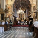 12.06.2021. Sandomierz. Msza święta dziękczynna w 22. rocznicę pielgrzymki św. Jana Pawła II / Grażyna Szlęzak-Wójcik / Radio Kielce