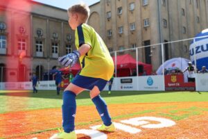 14.06.2021. Kielce. Finał turnieju „Piątki na Rynku Sport CK 2021”. Baszta Rytwiany pokonała Broń Radom 6:0 / Wiktor Taszłow / Radio Kielce