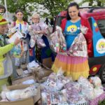 01.06.2021. Kielce. Wolontariusze świętokrzyskiego oddziału Fundacji Dr Clown odwiedzili małych pacjentów przebywających w Świętokrzyskim Centrum Pediatrii / Iwona Murawska / Radio Kielce