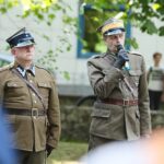 15.06.2021. Kielce. Uroczystości 77. rocznicy udanego zamachu na Franza Witka. Na zdjęciu (z lewej): Zbigniew Kowalski – prezes Stowarzyszenia Rekonstrukcji Historycznych 4 Pułku Piechoty Legionów, Dionizy Krawczyński - prezes Stowarzyszenia Rekonstrukcji Historycznych „Jodła” / Wiktor Taszłow / Radio Kielce