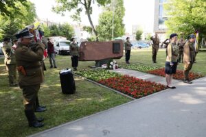 15.06.2021. Kielce. Uroczystości 77. rocznicy udanego zamachu na Franza Witka / Wiktor Taszłow / Radio Kielce