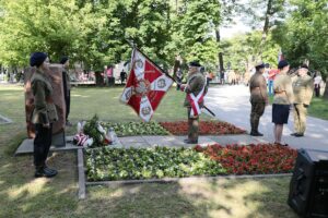 15.06.2021. Kielce. Uroczystości 77. rocznicy udanego zamachu na Franza Witka / Wiktor Taszłow / Radio Kielce