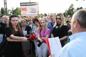 15.06.2021. Kielce. Protest osób mieszkających przy ulicy Domaszowskiej / Wiktor Taszłow / Radio Kielce