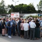 15.06.2021. Kielce. Protest osób mieszkających przy ulicy Domaszowskiej / Wiktor Taszłow / Radio Kielce