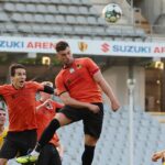 16.06.2021. Kielce. Finałowy mecz Pucharu Polski na szczeblu okręgu KSZO Ostrowiec - Czarni Połaniec / Wiktor Taszłow / Radio Kielce