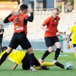 16.06.2021. Kielce. Finałowy mecz Pucharu Polski na szczeblu okręgu KSZO Ostrowiec - Czarni Połaniec / Wiktor Taszłow / Radio Kielce