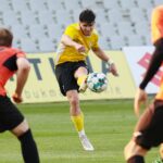 16.06.2021. Kielce. Finałowy mecz Pucharu Polski na szczeblu okręgu KSZO Ostrowiec - Czarni Połaniec / Wiktor Taszłow / Radio Kielce