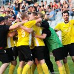 16.06.2021. Kielce. Finałowy mecz Pucharu Polski na szczeblu okręgu KSZO Ostrowiec - Czarni Połaniec / Wiktor Taszłow / Radio Kielce