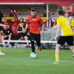 16.06.2021. Kielce. Finałowy mecz Pucharu Polski na szczeblu okręgu KSZO Ostrowiec - Czarni Połaniec / Wiktor Taszłow / Radio Kielce