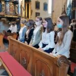 07.06.2021. Skalbmierz. Msza święta w skalbmierskiej kolegiacie rozpoczęła obchody tygodnia Stanisława ze Skalbmierza / Marta Gajda / Radio Kielce