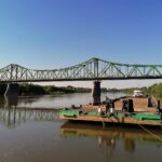 08.06.2021. Szczucin. Most nad rzeką Wisłą / Marta Gajda / Radio Kielce