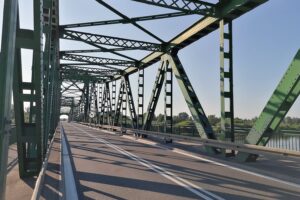 Szczucin. Most nad rzeką Wisłą / Fot. Marta Gajda - Radio Kielce