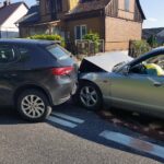 20.06.2021. Skarżysko-Kamienna. Wypadek na drodze krajowej nr 42 / KPP Skarżysko-Kamienna