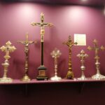 25.06.2021. Pińczów. Wystawa „Propius ad deum - sztuka sakralna na Ponidziu” w Muzeum Regionalnym w Pińczowie / Marta Gajda / Radio Kielce