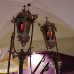 25.06.2021. Pińczów. Wystawa „Propius ad deum - sztuka sakralna na Ponidziu” w Muzeum Regionalnym w Pińczowie / Marta Gajda / Radio Kielce