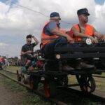 26.06.2021. Pińczów. XI Świętokrzyskie Spotkania Drezynowe / Marta Gajda / Radio Kielce