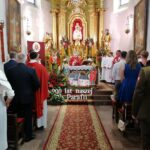 27.06.2021. Kije. Msza święta dziękczynna za dziewięć wieków parafii w Kijach. Na zdjęciu: Jan Piotrowski - biskup kielecki / Marta Gajda / Radio Kielce