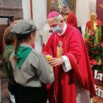 27.06.2021. Kije. Msza święta dziękczynna za dziewięć wieków parafii w Kijach. Na zdjęciu: Jan Piotrowski - biskup kielecki / Marta Gajda / Radio Kielce