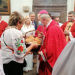 27.06.2021. Kije. Msza święta dziękczynna za dziewięć wieków parafii w Kijach. Na zdjęciu: Jan Piotrowski - biskup kielecki / Marta Gajda / Radio Kielce