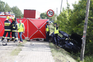 19.05.2018. Miedziana Góra. Tragiczny wypadek w Miedzianej Górze / Jarosław Kubalski / Radio Kielce