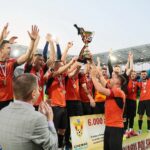 16.06.2021. Kielce. Finałowy mecz Pucharu Polski na szczeblu okręgu KSZO Ostrowiec - Czarni Połaniec / Wiktor Taszłow / Radio Kielce